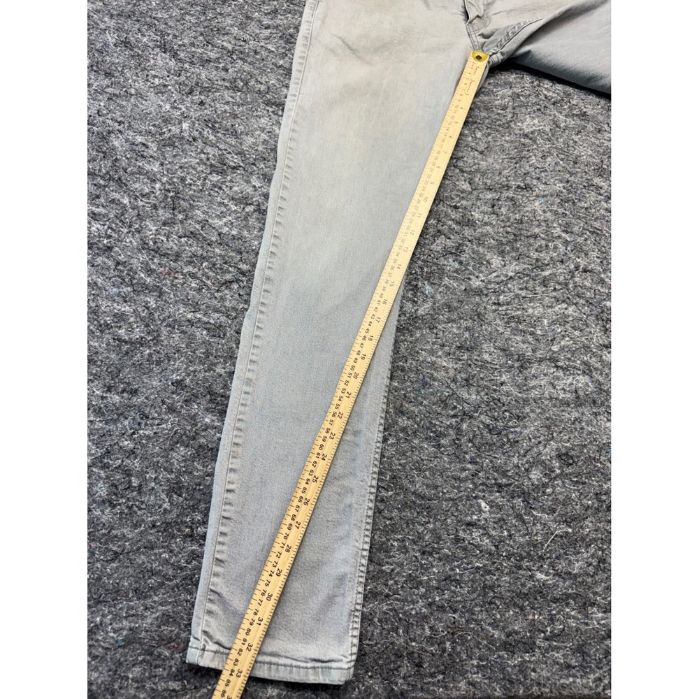 Levis 511 Slim Fit Jeans Mens 34x34 Light Gray Stretch Denim Pants 04511-3440 - Picture 2 of 16